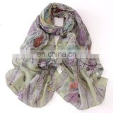 new feather printed shawl scarves