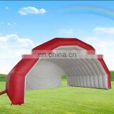 2017 Hot sale Red color stage inflatable tent, inflatable stage cover for concert or events