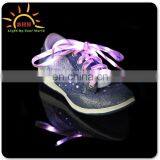 Wholesale Led Shoelaces for Hip Hop Shoes Color Flashing Glow in the Dark Led Shoe Laces