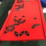 Polyester Surface Treatment For Subway Station & School Punching Holes Veneer thumbnail-1