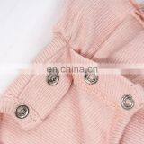 Warm and Comfortable Pink Ruffled Long-sleeved Bodysuit Baby Girl thumbnail-4