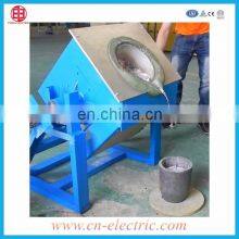 Tilting 100kg Crucible Induction Melting Furnace for Stainless Steel thumbnail-4