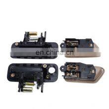 4Pcs Front Black Outside & Tan Inside Door Handle Handles for Toyota Camry 97-01 thumbnail-2