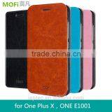MOFi Original PU Leather Flip Case Cover for OnePlus X , Smartphone TPU Case for One Plus X