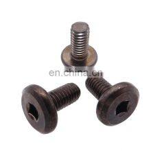 m4 Non Corrosive Flat Hex Socket Machine Black Electric Screws thumbnail-2
