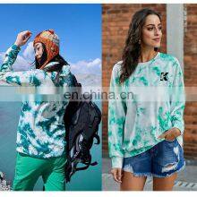 Персонализированный ретро-майка с мраморной окраской плюс-размера, свитер с капюшоном в стиле звездного градиента thumbnail-2