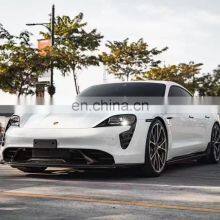 Runde Carbon Fiber Material For Porsche Taycan Techart Style Body Kit Front Lip Rear Lip Side Skirt Spoiler Side Mirror Shell thumbnail-1