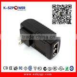 2016 P-series 24Wmax K-241000 24/48V 0.5A Switching Mode Power Supply Wireless POE Power Adapter 48v0.5a thumbnail-1