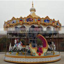 2020 Attractive Park Rides 12 Seats Music Carousel for Sale thumbnail-2