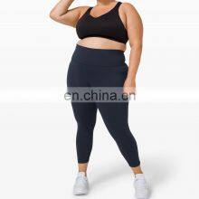 XXS-4XL Plus Size Women Yoga Pants Buttery Soft V High Waist Workout Yoga Leggings Fitness Wear Tight Pocket Pants thumbnail-1