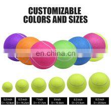Durable Pet Dog Training Balls Customized Logo and Size Multi-color Tennis Ball thumbnail-3