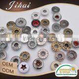 Fashion Accessory Custome Logo Wholesale Shank Engraved Metal Jeans Button