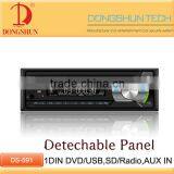 60Wx4 High Power Output,usb/sd/fm Car 1din Dvd