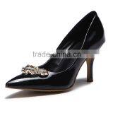 Women High Heel Shoes! Pointed Toe Leather Shoes! Plus Size Woman Shoes! Hot Sale Lady Heels Shoes thumbnail-5