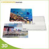 Wholesale Souvenir Gifts Postcard Printing 3D Lenticular Postcard