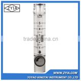 LZM-6T 02 acrylic high quality low cost medical oxygen flow meter