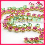 Bling Crystal Rhinestone Cup Chain for Decorations WRC-134 thumbnail-1