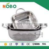 Chaozhou Nobo Stainless Steel Colander With Handle thumbnail-1