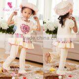 Kaiya Kids Clothes Set Wholesale the Clothes With Love Set Kids Clothes ,boutique Girls Clothing thumbnail-2