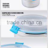 Round Shape Stainless Steel Stackable Food Container to Keep Food Fresh thumbnail-5