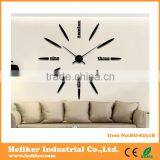 2016 New Design Home Decorative Large Acrylic Mirror 3D Diy Wall Clock Supplier's Choice thumbnail-2