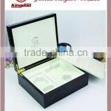 Jinhua Supplier Wooden Gift Box with Hinge and Insert