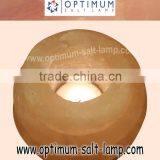 HIMALAYAN SALT CANDLE HOLDERS - ROPE SHAPE