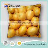 100% Cotton Strawberry Fruit Design Digital Printing Rest Home Car Pillow Cushion thumbnail-2