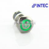 19mm Metal Switch, LED and Momentary Switch, With the Character of Power Symbol Lamp