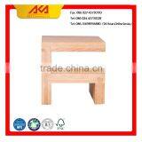 Small Wooden Stool AKA Natural (Word F Wooden Bench) European Style thumbnail-1