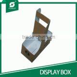 CUSTOM MADE PAPER BOARD DISPLAY BOX FOR PACKAGING TWO BOTTLE WINES WITH HANDLE thumbnail-6
