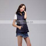 Womens' Warm up Jacket High Collar Vest Sleeveless Jacket for Women thumbnail-3