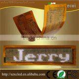 White Color P3-12x48dot Flexible Programmable Led Scrolling Sign With Smartphone Bluetooth Control thumbnail-3