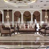 Hand Carved Wooden Sofa Set 1+2+3 thumbnail-1