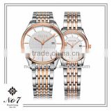 China Direct Factory High Quality Date Stainless Steel Men Watch