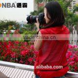 Customized Waterproof Nylon Potography Vest and Camera Vest Jacket-Red