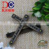 Decorative Small Metal Logo Plate for Fashion Metal Plate for Garment Tags Jeans thumbnail-2