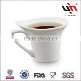 Plain White Ceramic Cup thumbnail-1