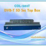COL502T DVB-T Digital Set Top Box, Mpeg2 SD Set Top Box With HDMI Ouput Port