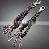 Ha07-101 Braided Leather Keychain thumbnail-1