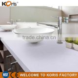 China Wholesale Luxury one piece bathroom sink and countertop