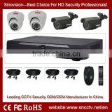 Wholesale 4CH H.264 CCTV Security System Cheap DIY 4CH CCTV Home Surveillance DVR Kit H.264 Security Kit with 4 Cameras