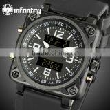INFANTRY Men's Chronograph Quartz Silicone Wrist Watch thumbnail-2