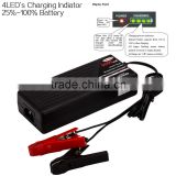 Auto 4 satges charging process 12V 5A SLA AGM VRLA GEL electric wheelchair battery charger