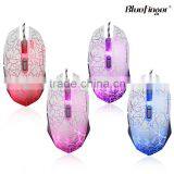 Factory Price USB Wired 2000DPI Adjustable Pink Purple Bule 7Key LED Backlit Optical Gaming Mouse thumbnail-5