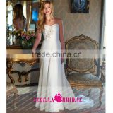 GS5 new style elegant off the shoulder sweetheart summer wedding dress beaded floor length white vestidos de novia cortos