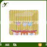 Disposable Retangular Gold Paper Plate With Printing thumbnail-4