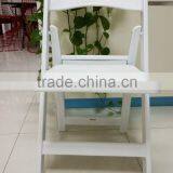Wholesale Wimbledon Chair White Garden Folding Chair thumbnail-1