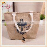2015 Newest Fashion Jute Lady Bag For Shopping thumbnail-3