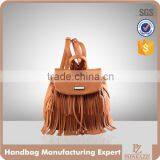 4762-Best Selling Original Design Popular Women PU Fringe Backpack Factory
